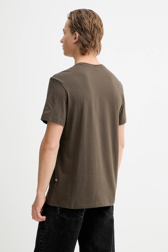 Odzież G-Star t-shirt bawełniany D16411.336.H336 zielony