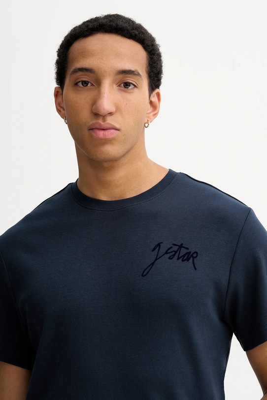 G-Star t-shirt bawełniany niebieski D26823.D976.7160