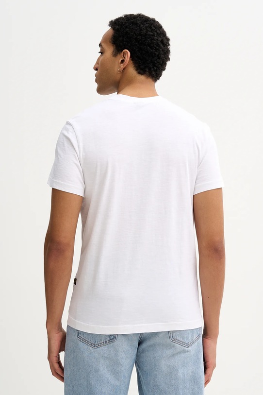 Odzież G-Star t-shirt bawełniany D26856.C372 biały