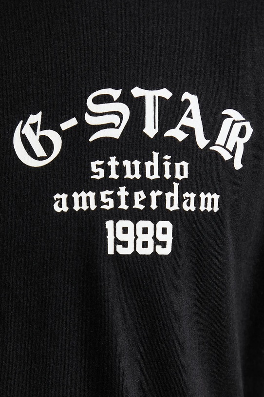 Bavlněné tričko G-Star D26862.336 černá