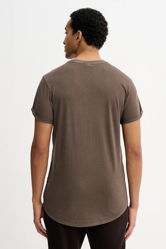 Ruházat G-Star pamut póló D16396.2653.H159 barna
