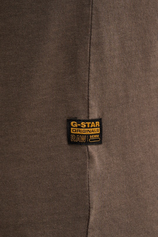 G-Star t-shirt bawełniany D16396.2653.H159 brązowy