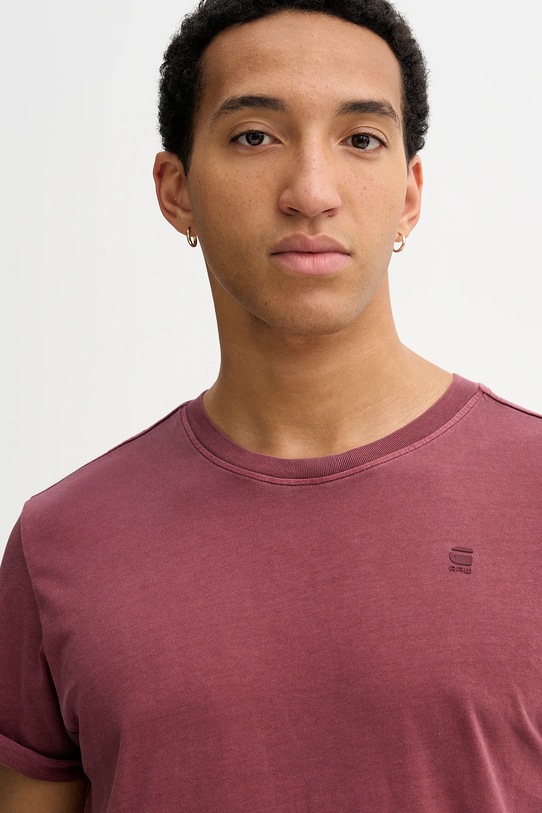 G-Star t-shirt bawełniany czerwony D16396.2653.H645