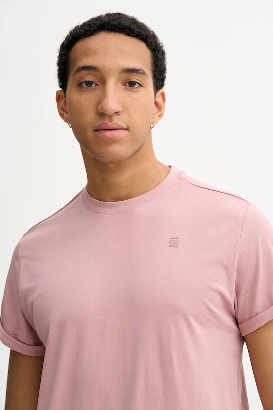 G-Star t-shirt in cotone rosa D16396.B353.8147