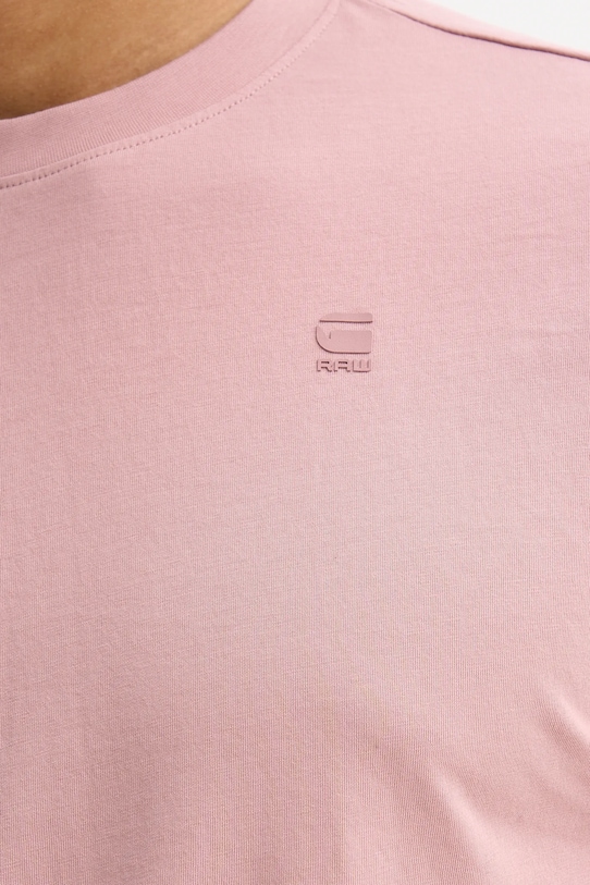 G-Star t-shirt bawełniany D16396.B353.8147 różowy