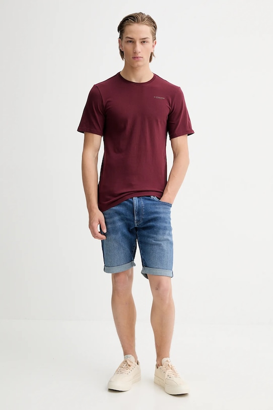 G-Star t-shirt D19070.C723.4608 czerwony SS26