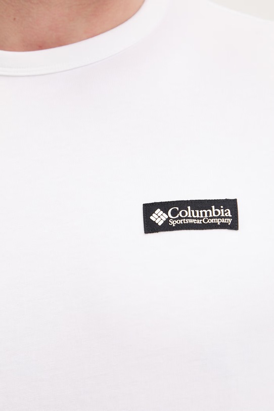 Columbia t-shirt bawełniany CSC 2155041 biały