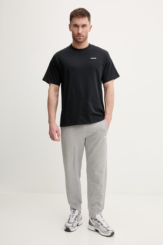 Columbia t-shirt bawełniany CSC 2155041 czarny SS26