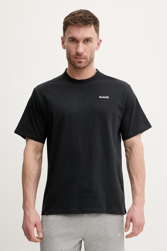 Odzież Columbia t-shirt bawełniany CSC 2155041 czarny