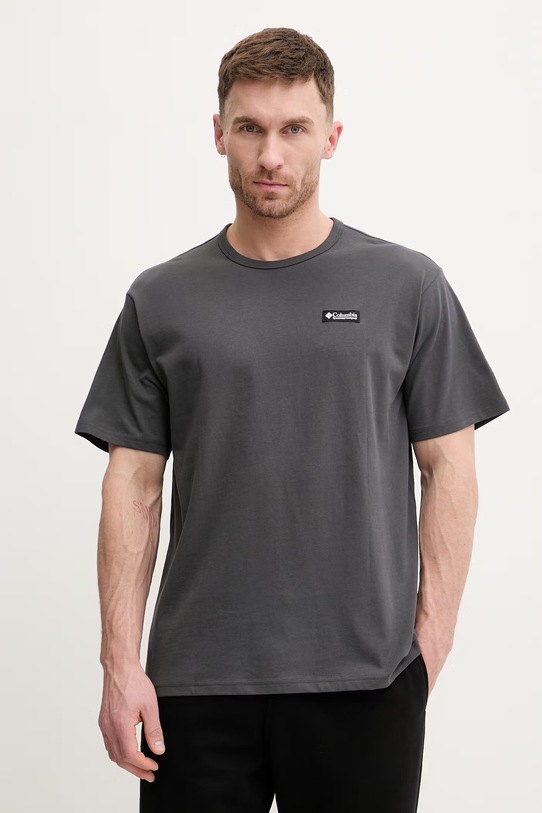 Odzież Columbia t-shirt bawełniany CSC 2155061 szary
