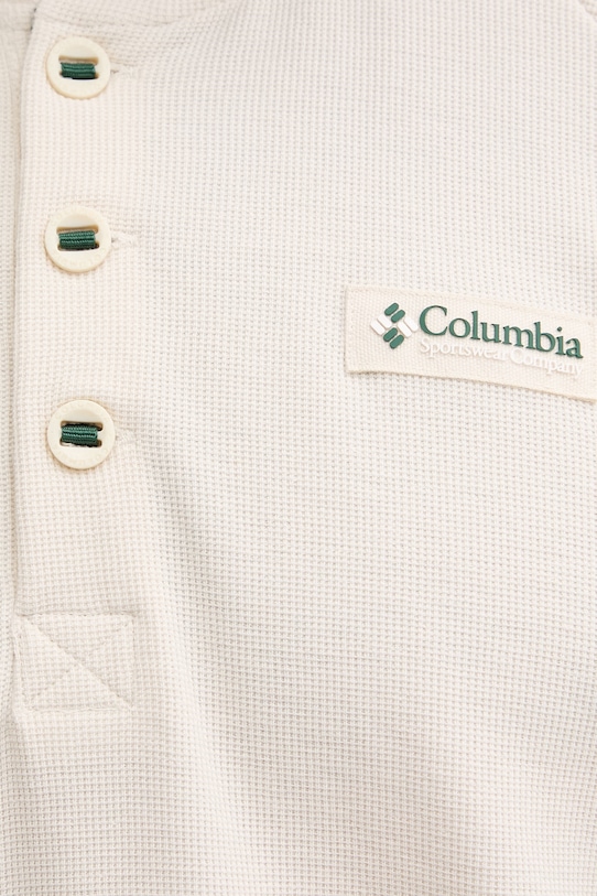 Columbia t-shirt męski z bawełną Acker Rock 2157061 beżowy
