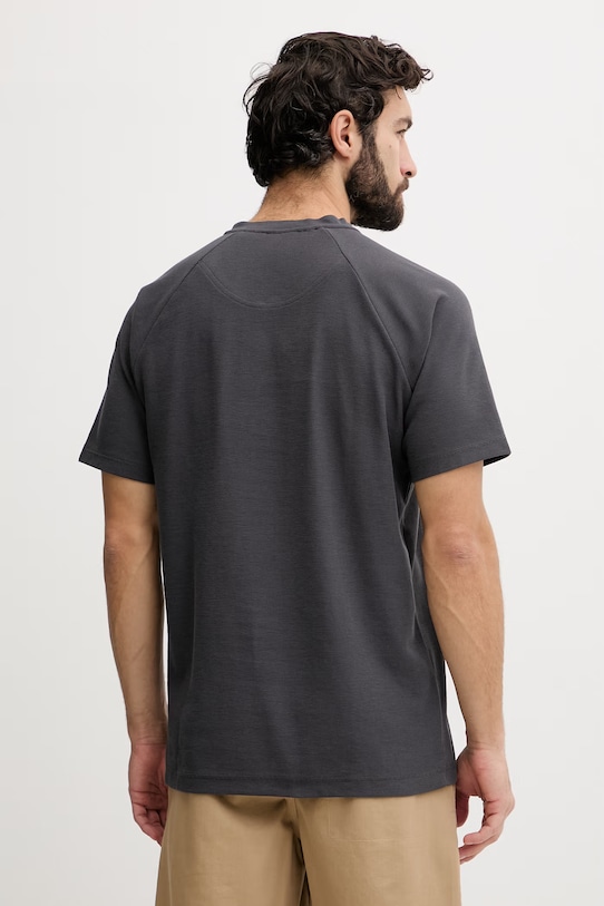 Odzież Columbia t-shirt męski z bawełną Acker Rock 2157061 szary