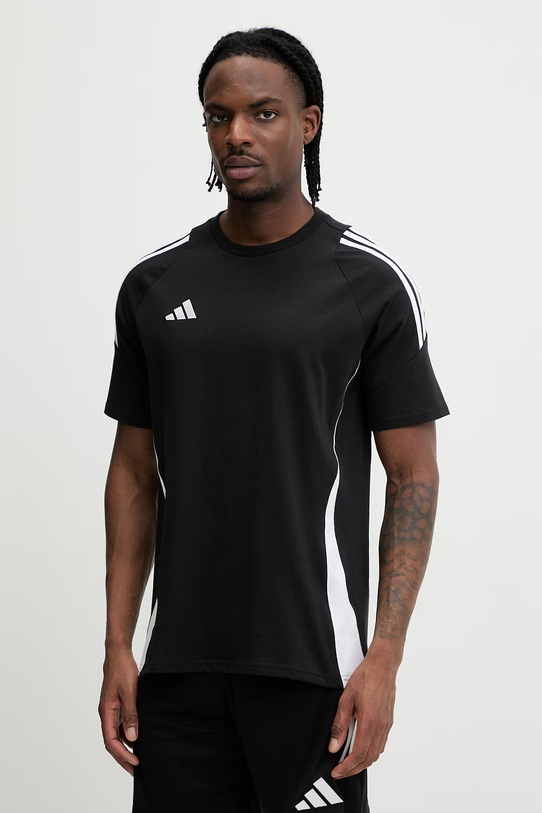 adidas Performance t-shirt treningowy Tiro 24 wzorzyste czarny IJ9954