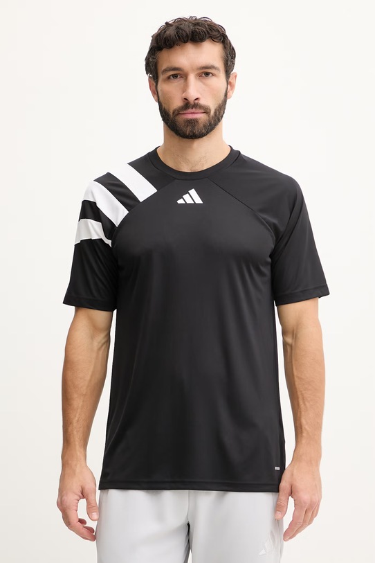 adidas Performance t-shirt treningowy Fortore 23 okrągły czarny IK5739