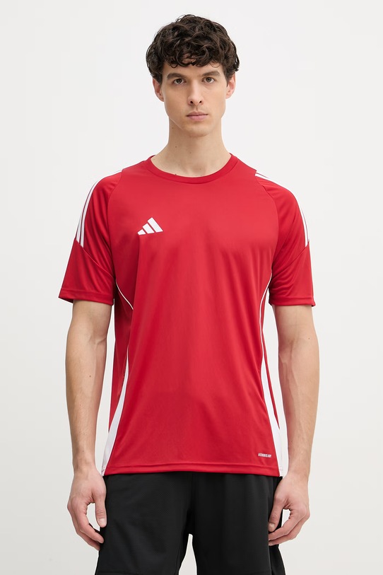 adidas Performance T-shirt treningowy męski Tiro 24 czerwony IS1016
