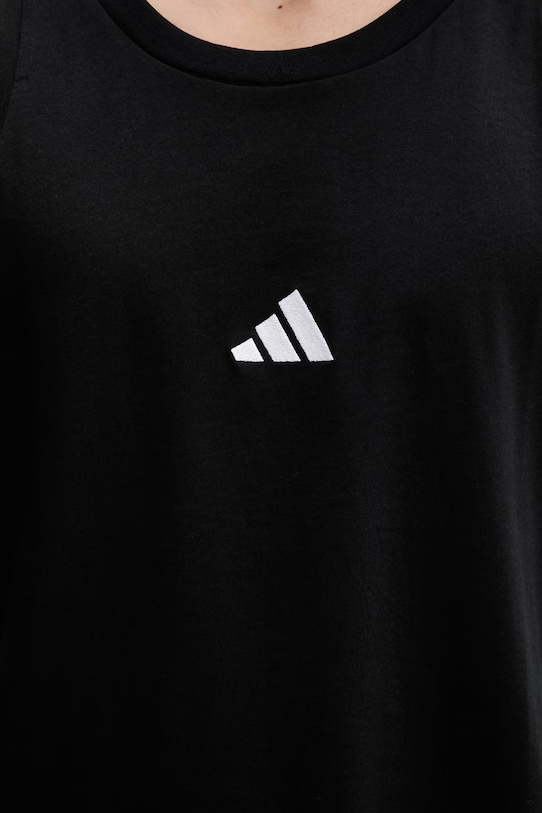 adidas t-shirt bawełniany JE8986 czarny