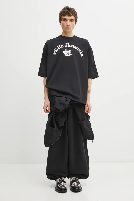 Tričko adidas Originals x Willy Chavarria Signature Tee KD9354 černá