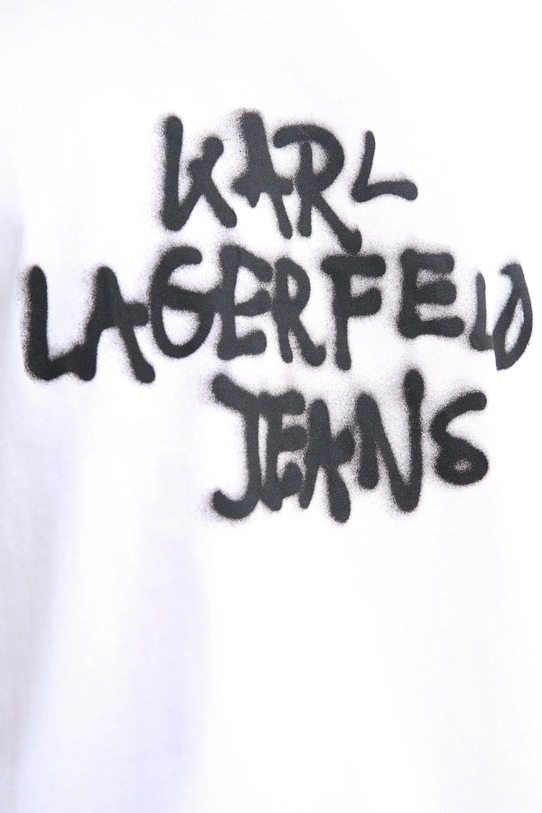 Karl Lagerfeld Jeans t-shirt bawełniany B1M17065 biały