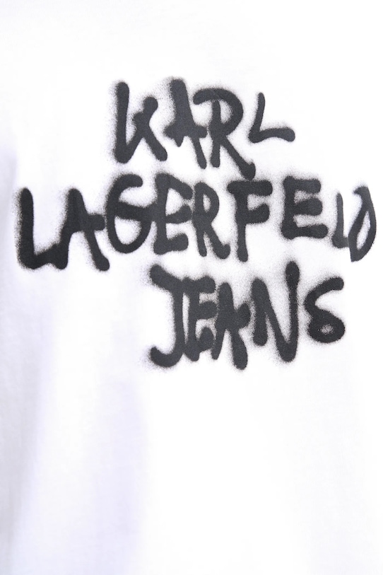 Karl Lagerfeld Jeans t-shirt bawełniany B1M17065 biały