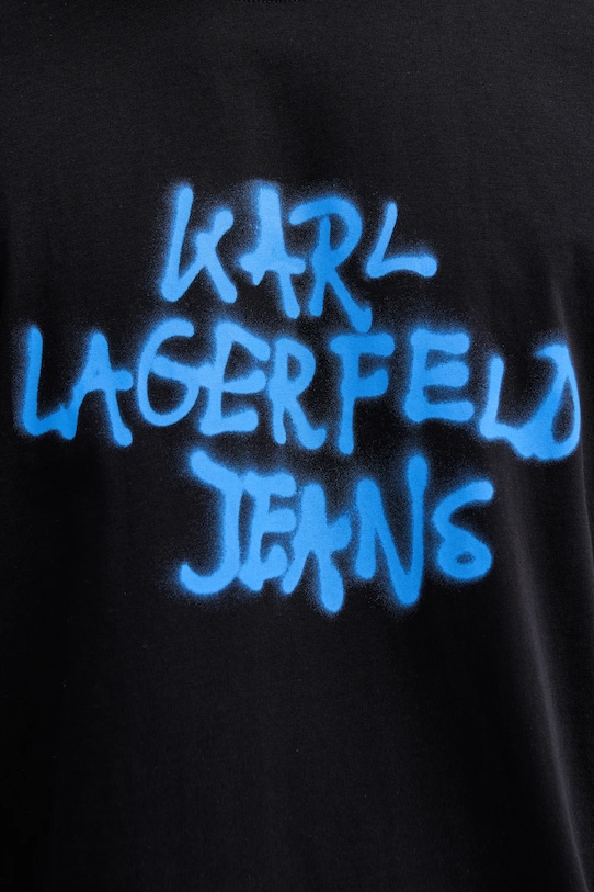 Karl Lagerfeld Jeans t-shirt bawełniany B1M17065 czarny