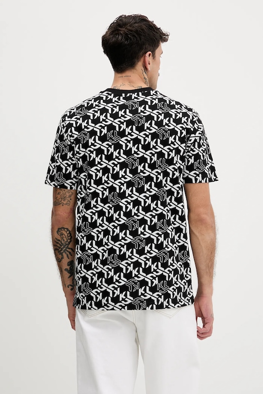 Odzież Karl Lagerfeld Jeans t-shirt bawełniany B1M17070 czarny