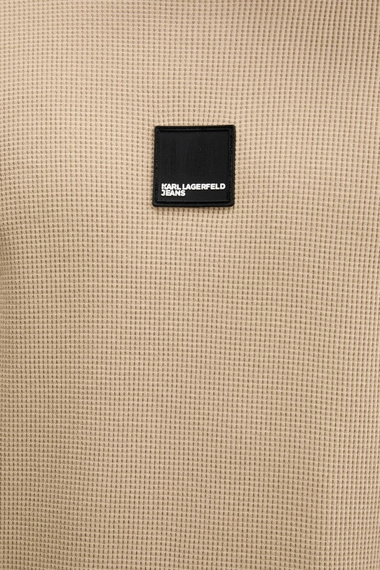 Karl Lagerfeld Jeans t-shirt bawełniany B1M17082 beżowy