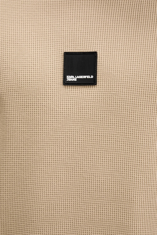 Karl Lagerfeld Jeans t-shirt bawełniany B1M17082 beżowy