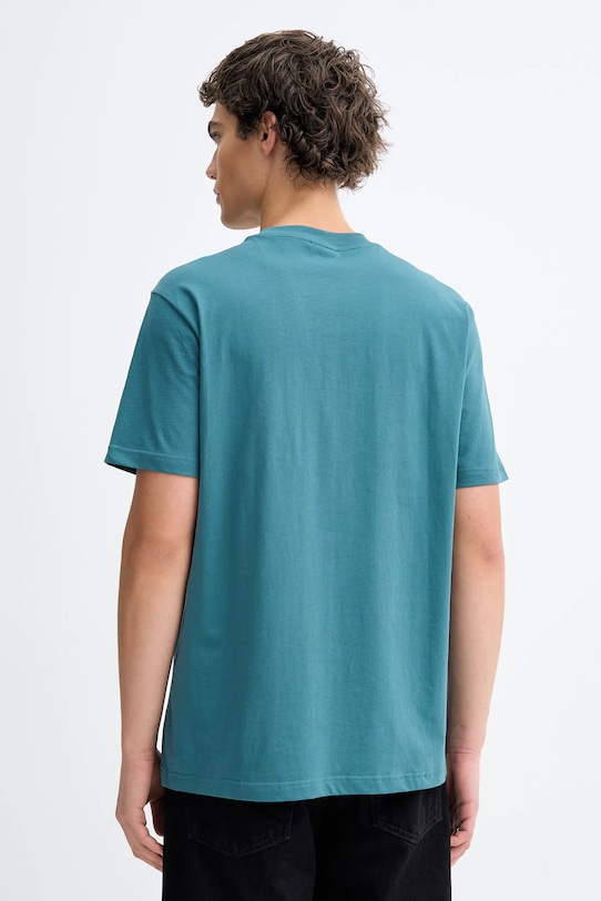 Odzież Karl Lagerfeld Jeans t-shirt bawełniany B1M17066 turkusowy