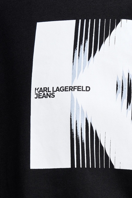 Karl Lagerfeld Jeans t-shirt bawełniany B1M17066 czarny