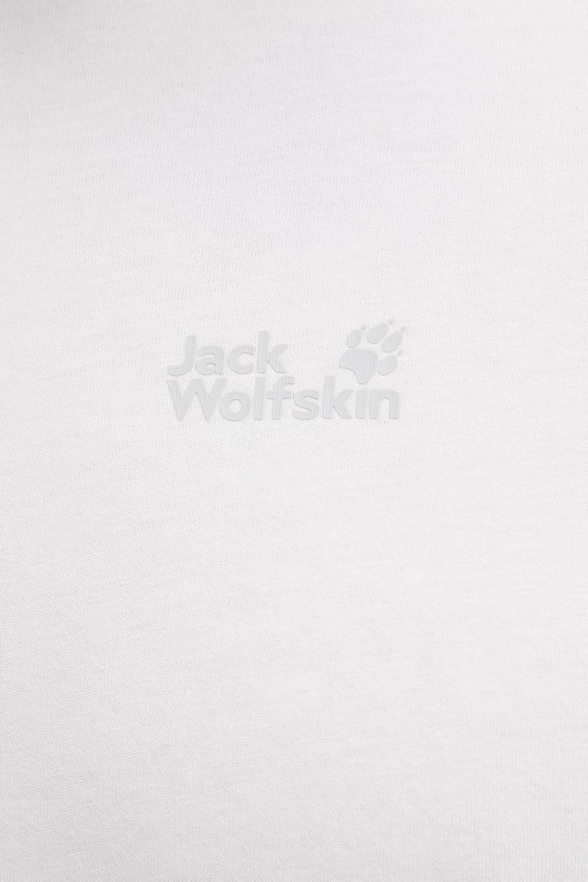 Jack Wolfskin t-shirt męski bawełniany Essential A65917 biały