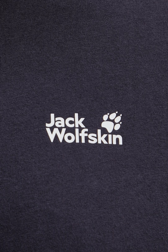 Jack Wolfskin t-shirt męski bawełniany Essential A65917 granatowy