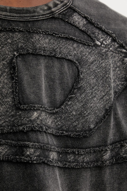 Diesel t-shirt bawełniany T-BOXT-DEN A19545.0HGBX szary