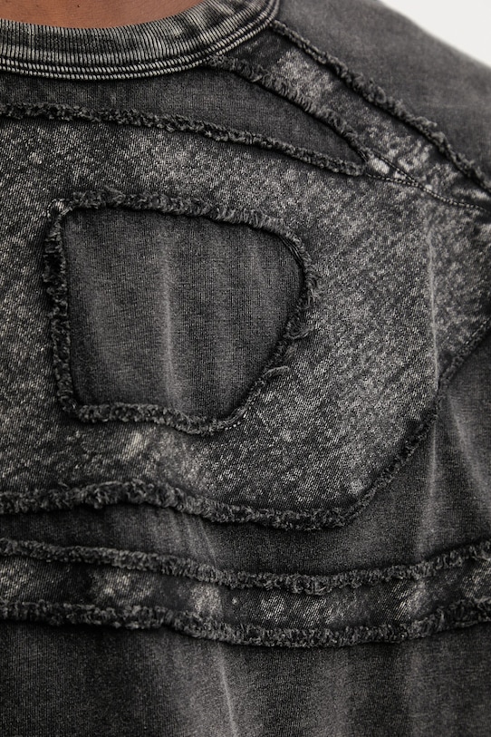 Diesel t-shirt bawełniany T-BOXT-DEN A19545.0HGBX szary