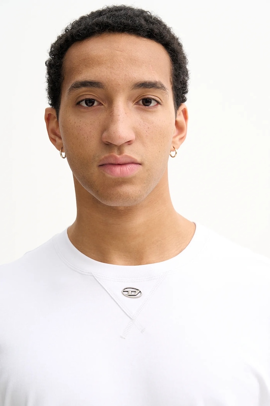 Diesel t-shirt T-MADJUST-TR biały A19963.0AIJU