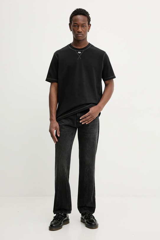 Diesel t-shirt T-MADJUST-TR A19963.0AIJU czarny SS26