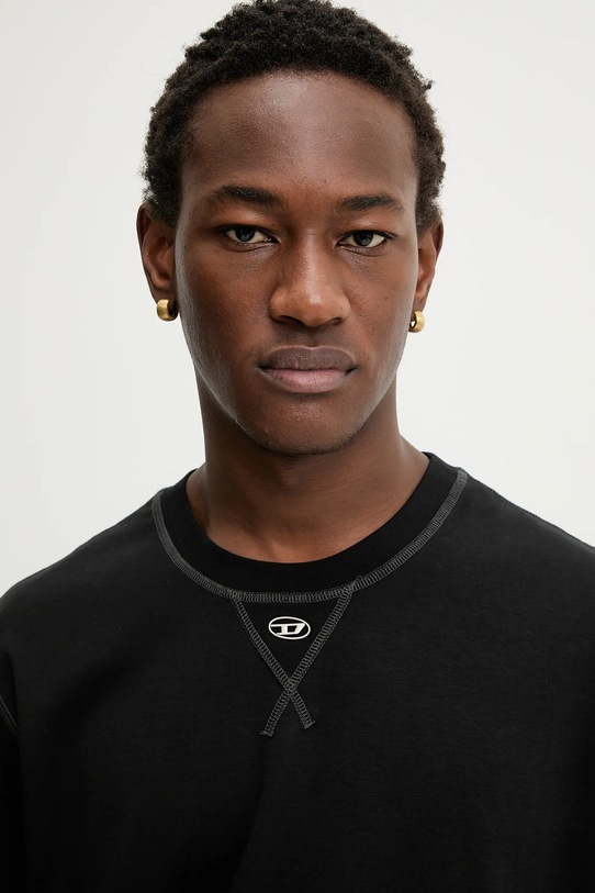 Diesel t-shirt T-MADJUST-TR czarny A19963.0AIJU