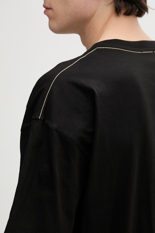 Diesel t-shirt męski bawełniany T-BOXT-V3 A19983.0QIAM czarny