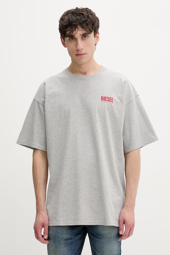 Odzież Diesel t-shirt bawełniany T-BOXT-BISK A20036.0EPCA szary