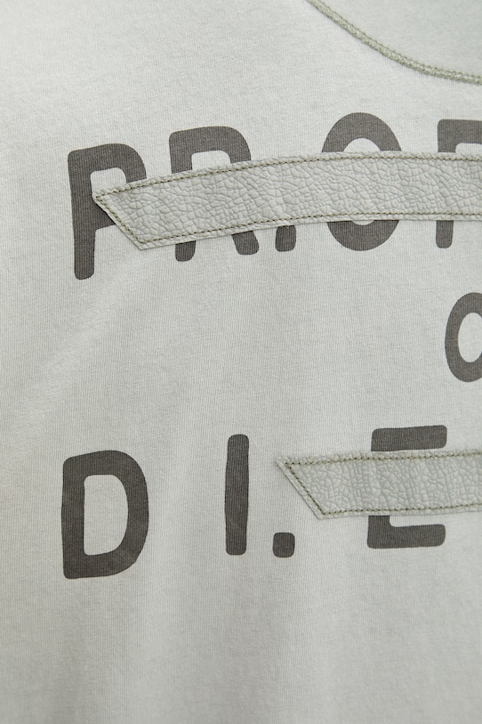 Diesel T-shirt męski bawełniany T-LOOK A20226.0QMBT zielony