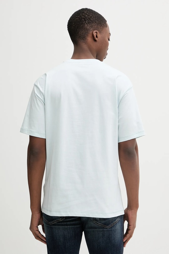 Odzież Diesel t-shirt bawełniany T-LUCIEN-IHBI A21562.0PLAT turkusowy