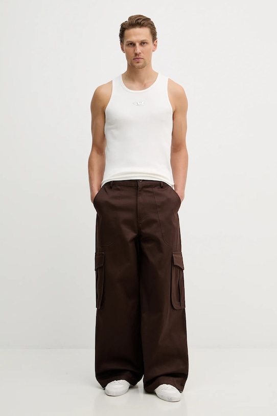 Diesel t-shirt T-LIFTY-IOD A21742.0JMBA beżowy SS26