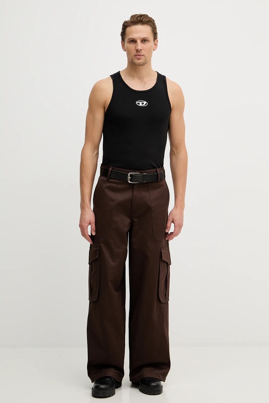 Diesel t-shirt T-LIFTY-IOD A21742.0JMBA czarny SS26