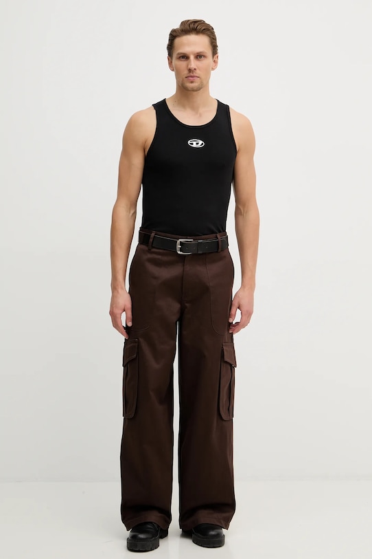 Diesel t-shirt T-LIFTY-IOD A21742.0JMBA czarny SS26