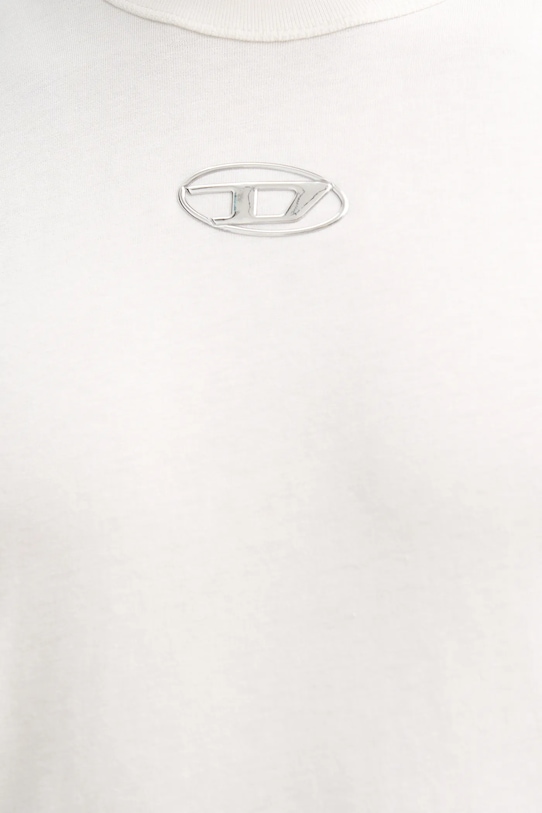 Diesel t-shirt bawełniany T-BISCO-IOD A21743.0JMBB biały
