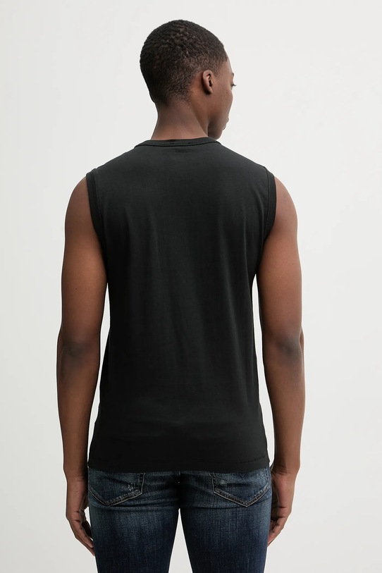 Odzież Diesel t-shirt bawełniany T-BISCO-IOD A21743.0JMBB czarny