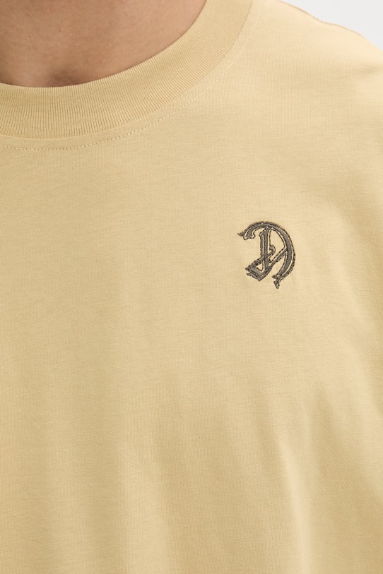 Diesel T-shirt męski bawełniany T-BOGGY-V2 A22481.0PLAT beżowy