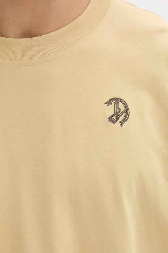 Diesel T-shirt męski bawełniany T-BOGGY-V2 A22481.0PLAT beżowy