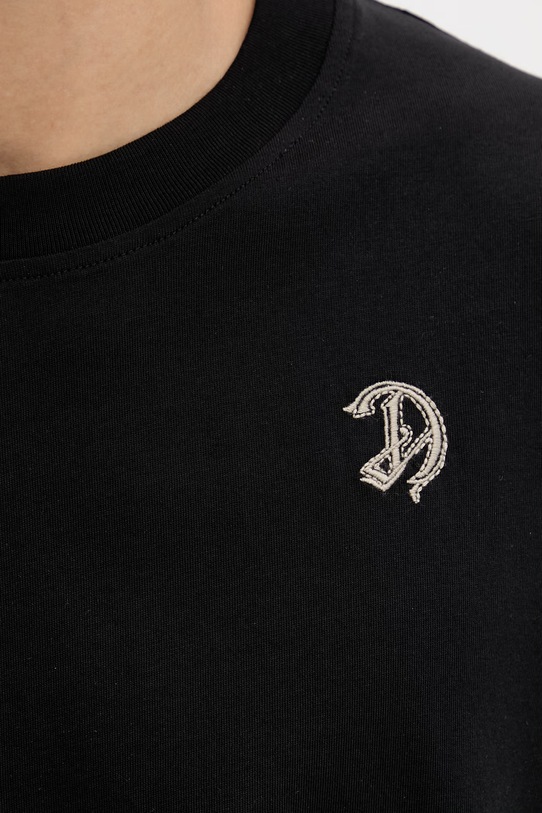 Diesel T-shirt męski bawełniany T-BOGGY-V2 A22481.0PLAT czarny