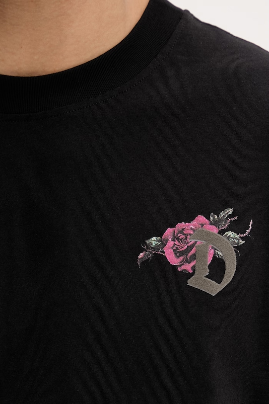 Diesel t-shirt męski bawełniany T-BOGGY-V4 A22497.0PLAT czarny