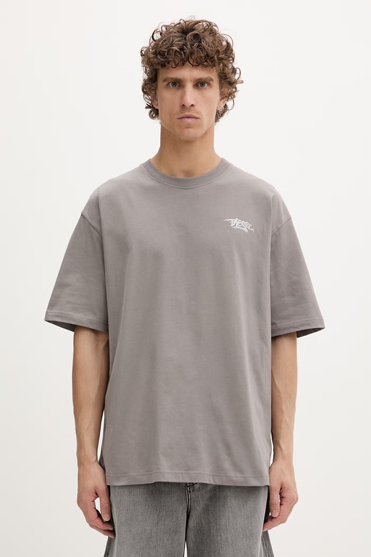 Odzież Diesel t-shirt męski bawełniany T-BOGGY-V5 A22500.0PLAT szary